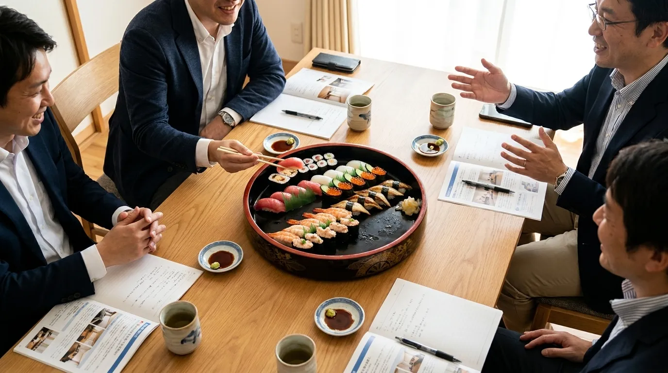 会合・懇親会向けの寿司オードブル